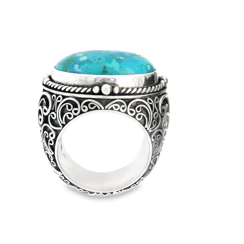 Sterling Silver Lori Bonn Turquoise Ring