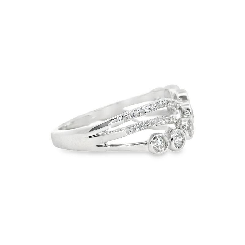 10K WG Diamond Fashion Ring