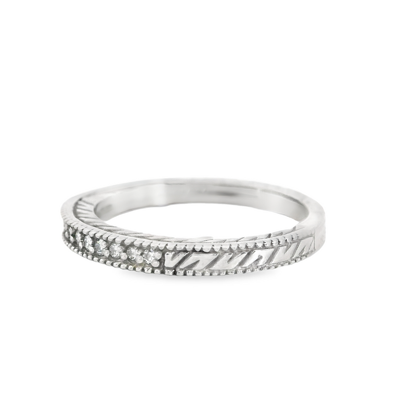 14K WG DIAMOND BAND