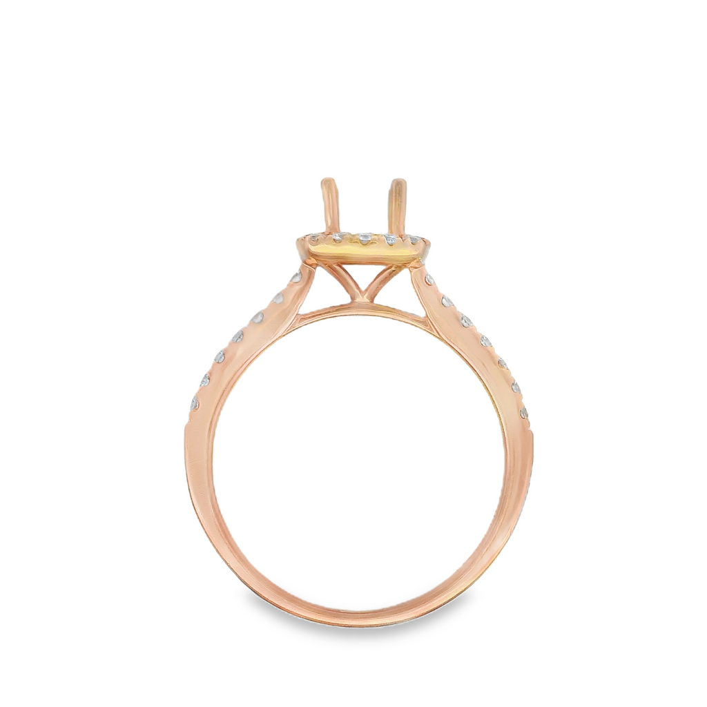 14K RG HALO MOUNTING