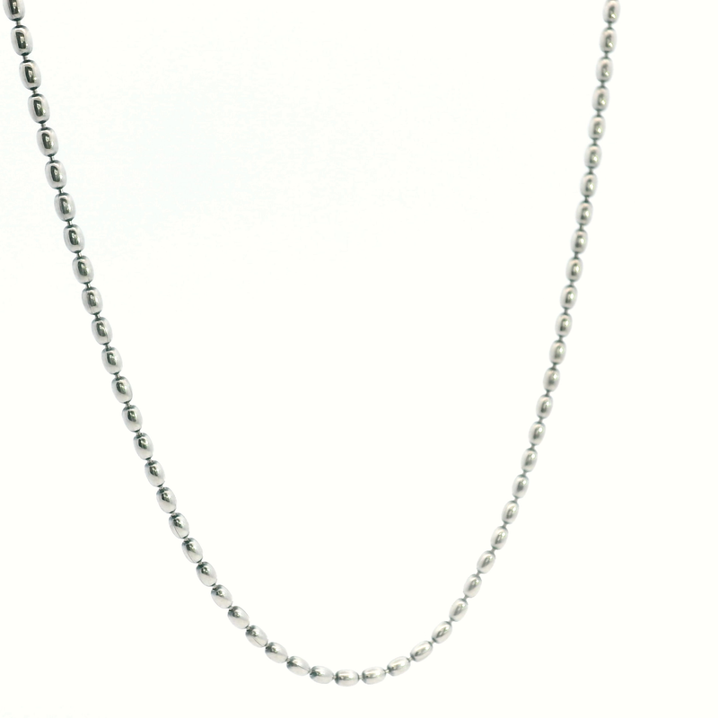 Sterling Silver 24" Beaded Silpada Chain