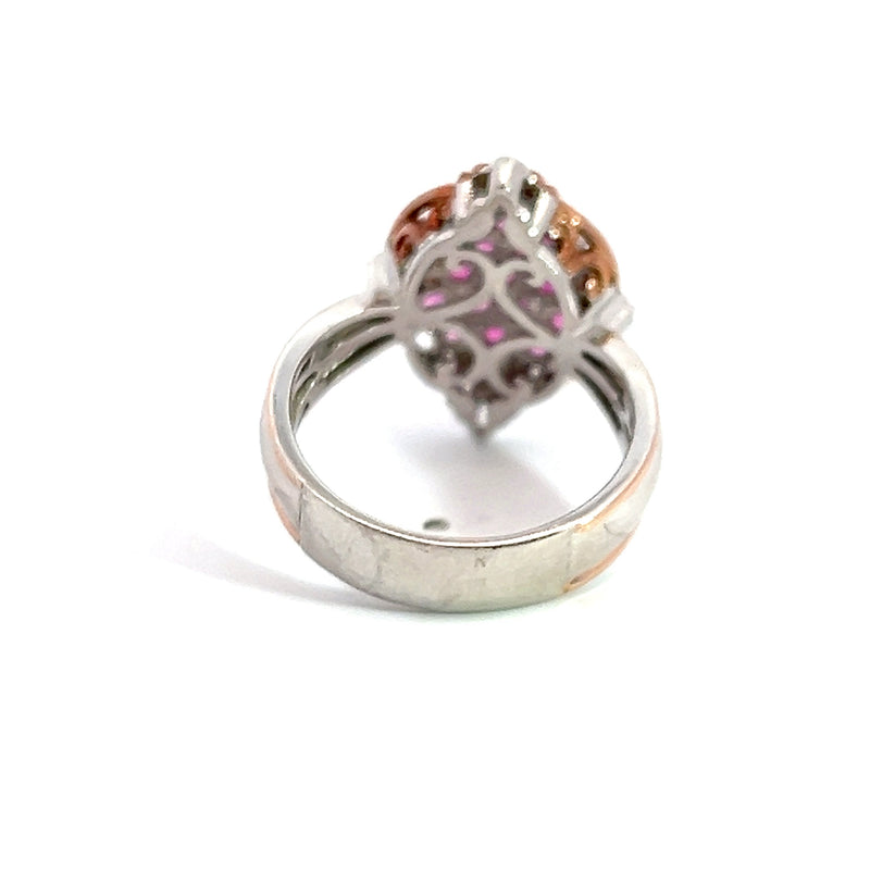 Sterling Silver Ruby Ring