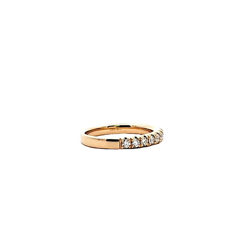 14K YG Diamond Band