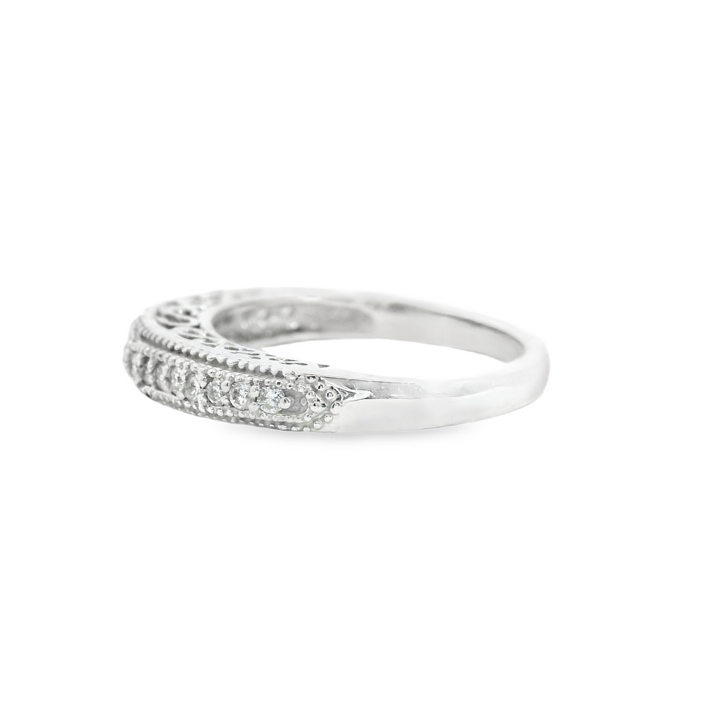 14K WG DIAMOND BAND