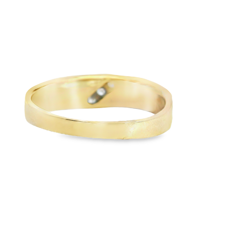 10K YG DIAMOND BAND