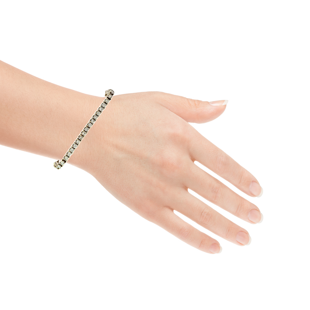 14K Yellow Gold Diamond Tennis Bracelet 5.00 CT TW