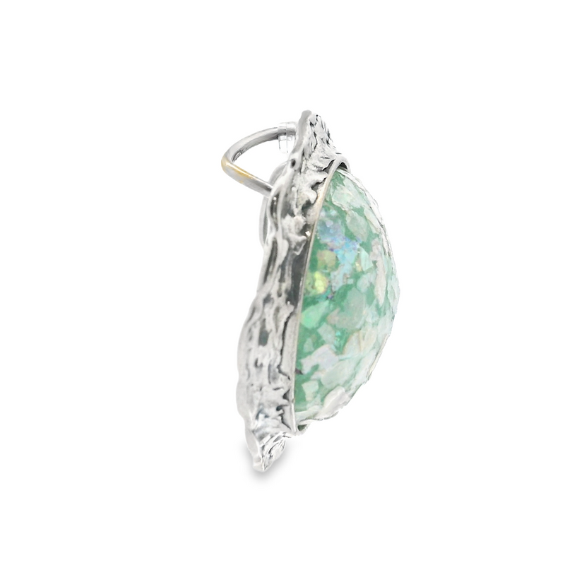 Sterling Silver Zebra Jasper Pendant
