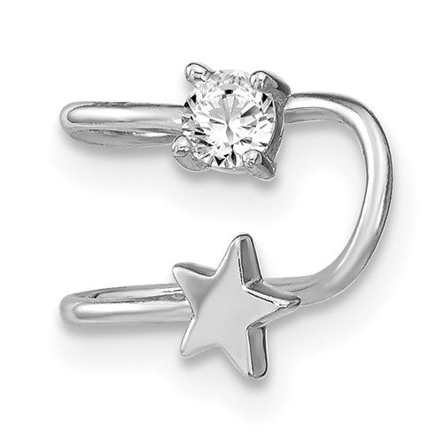 SS Star & CZ Ear Cuff