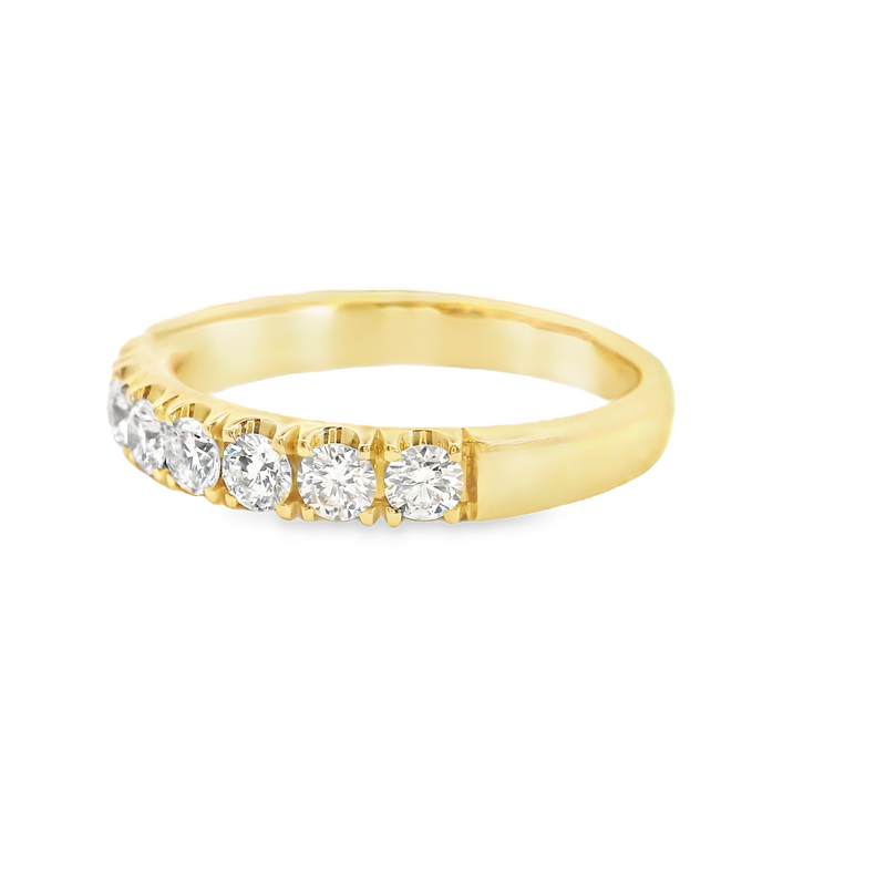 18K YG Diamond Band 0.96 CT TW