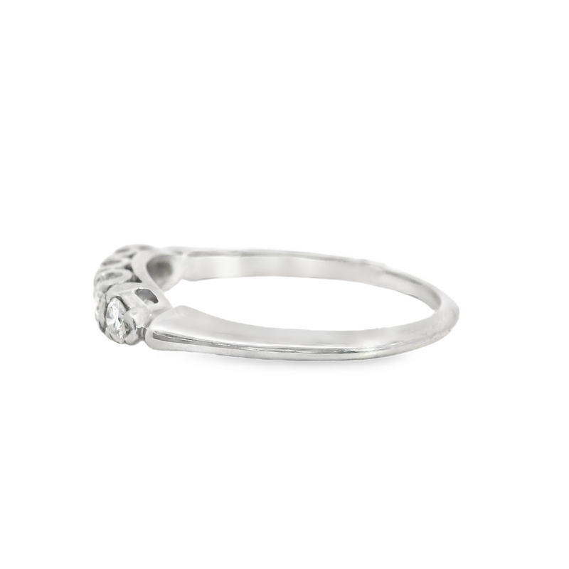 18K WG Diamond Wedding Band