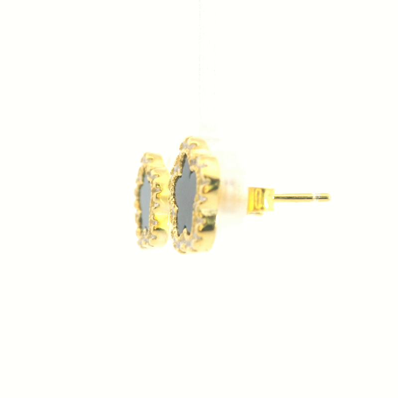 Gold Plated Gemstone Earrings