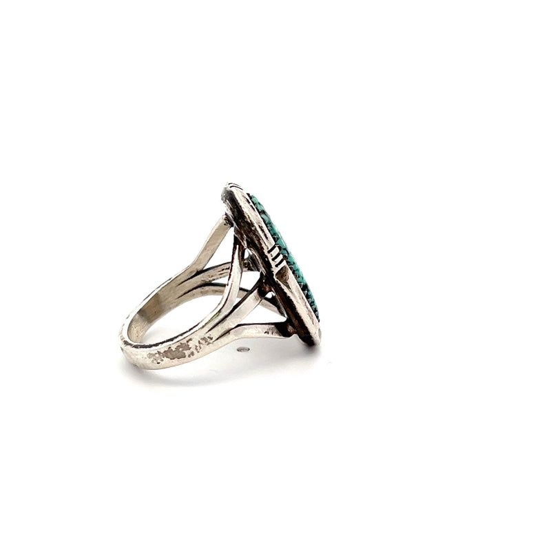 Sterling Silver Ed Kee Designer Navajo Ring