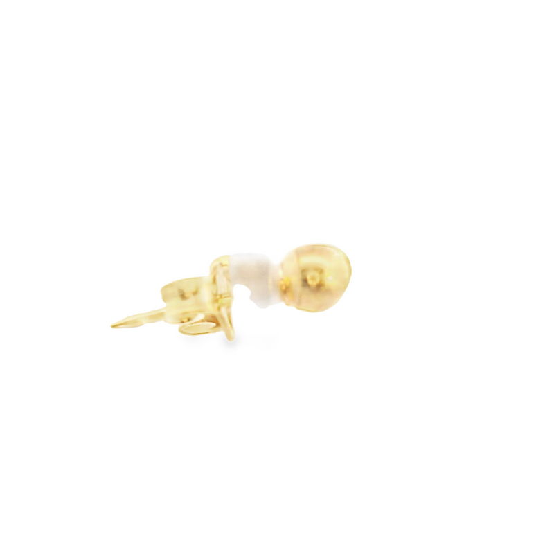 14K YG 4.0MM Ball Post Earrings