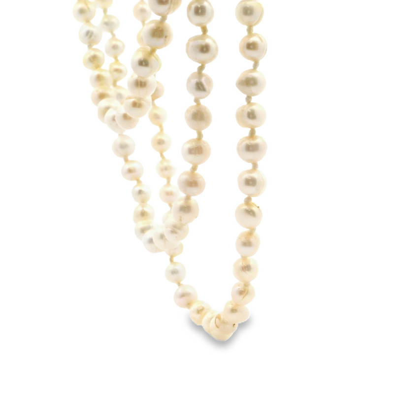 14K YG Freshwater Pearl Strand 18"