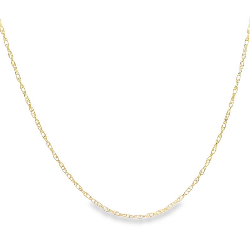 14K YG Loose Rope Chain 19"
