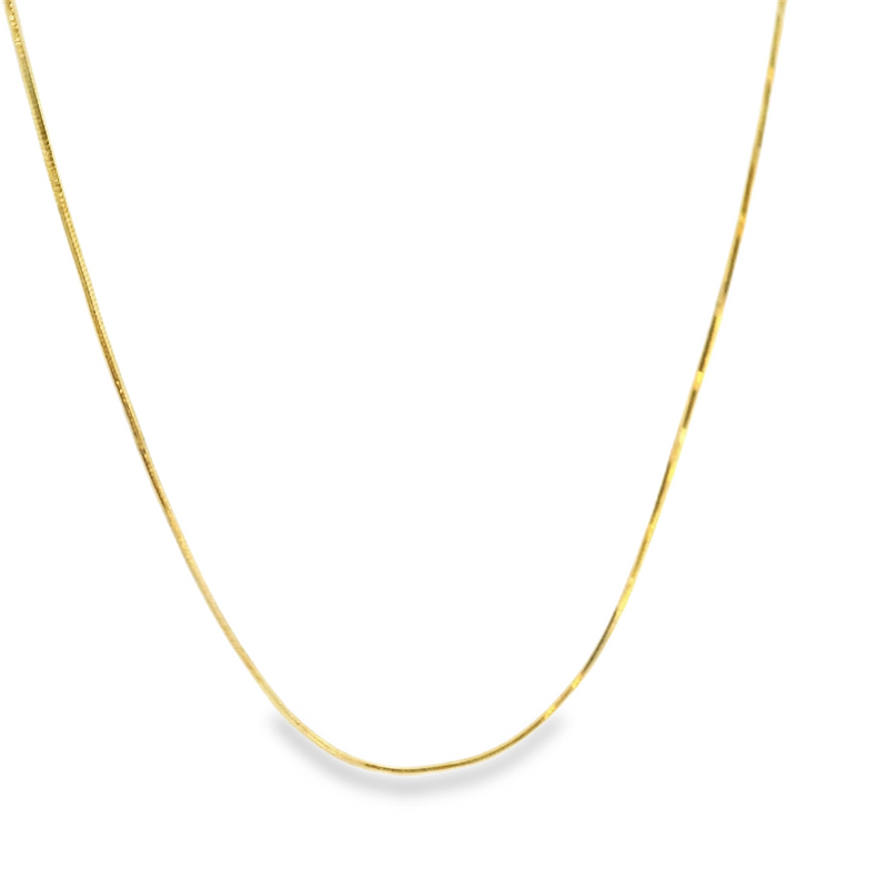 14K YG Snake Chain 18"