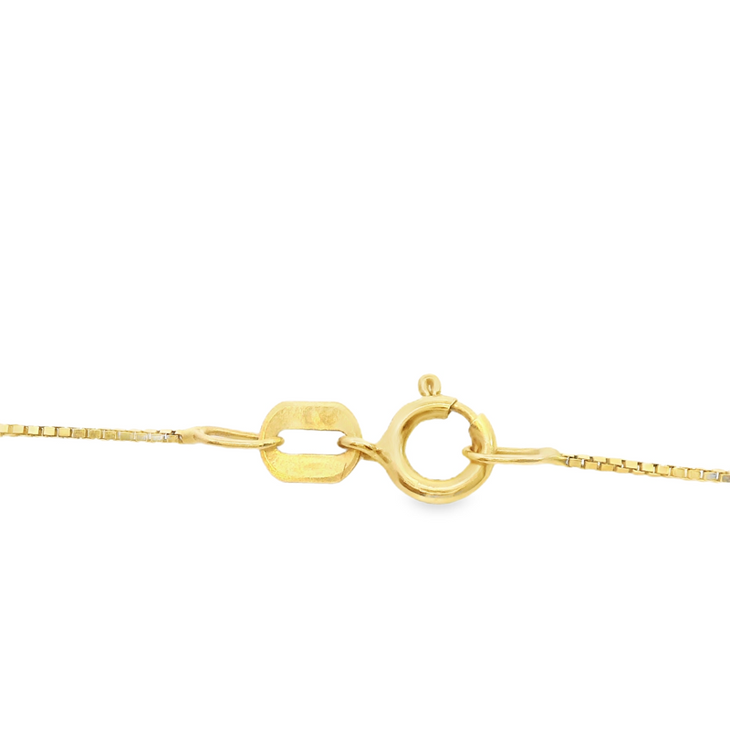 14K YG Box Chain