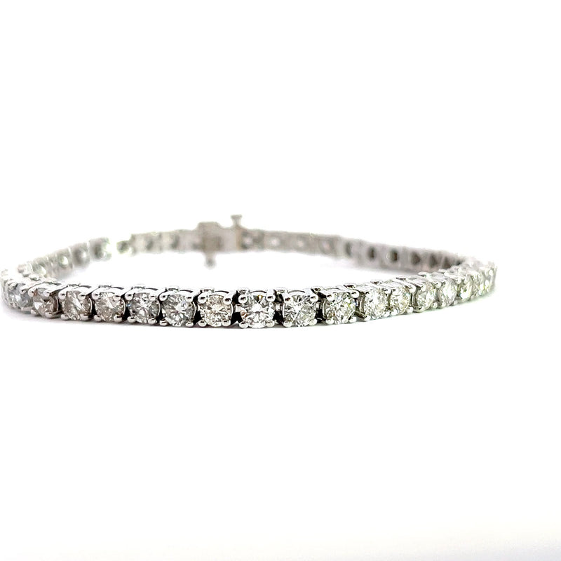 14K WG 7.0 CT TW Diamond Tennis Bracelet