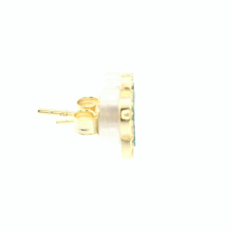 Gold Plated Gemstone Earrings