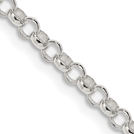 Sterling Silver Rolo Chain 16" 3.0mm