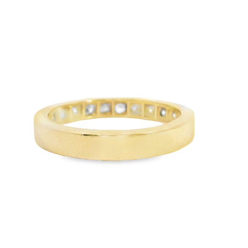 14K YG Channel Set Diamond Band