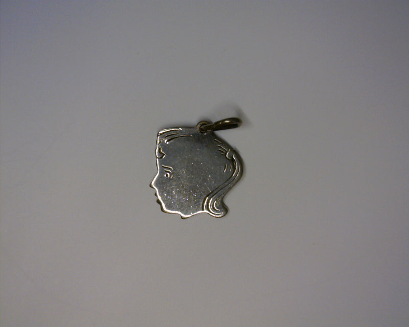 STERLING SILVER GIRL CHARM