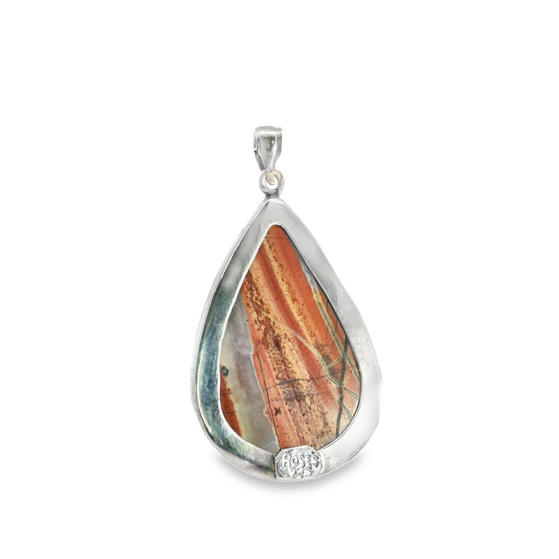 Sterling Silver Jasper Pendant