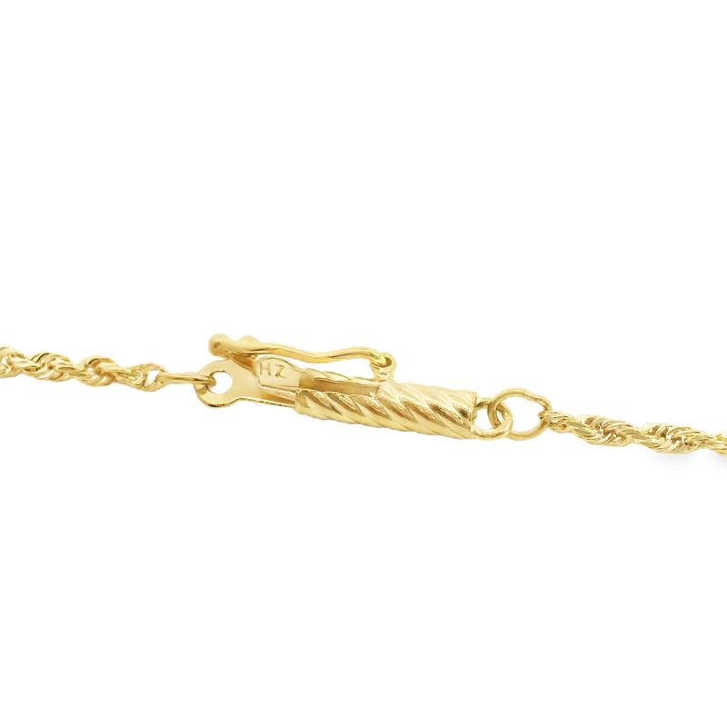 14K YG Rope Chain 18"