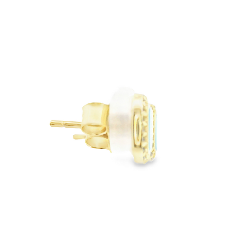 Gold Plated Gemstone Earrings