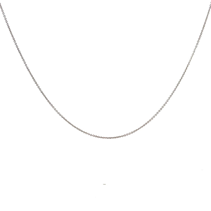 Sterling Silver Cable Link Chain 18