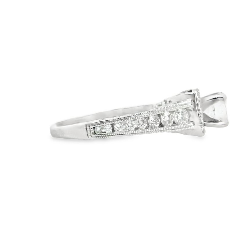 14K WHITE GOLD DIAMOND MOUNT