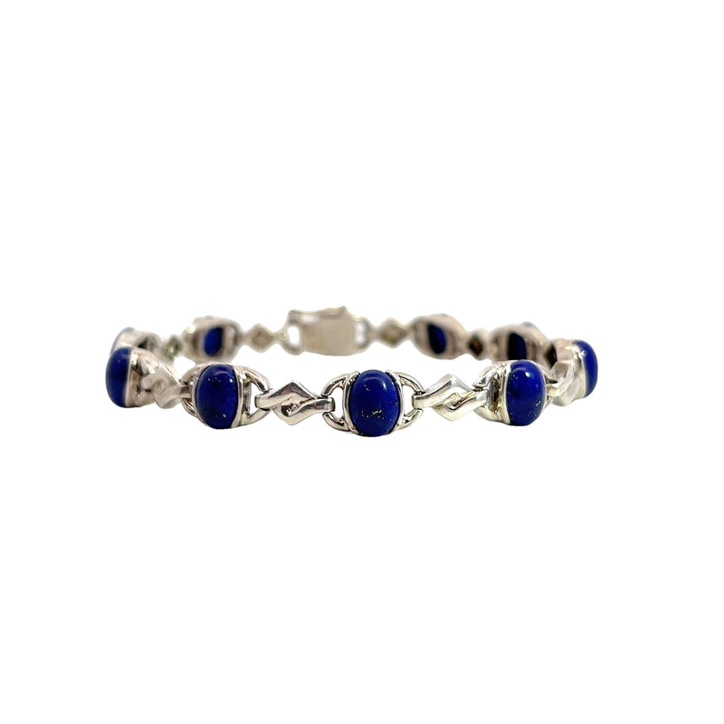 Sterling Silver Lapis 7.5