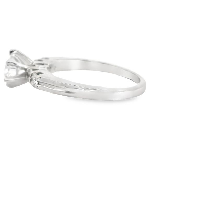 14K WG CLASSIC DIAMOND ENGAGEMENT RING