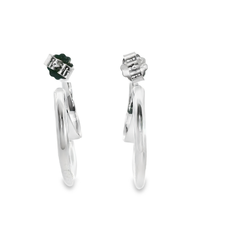 Sterling Silver Double Hoops