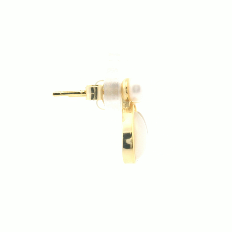 Gold Plated Gemstone Earrings