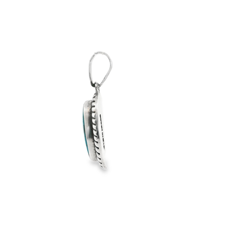 Sterling Silver Turquoise Pendant