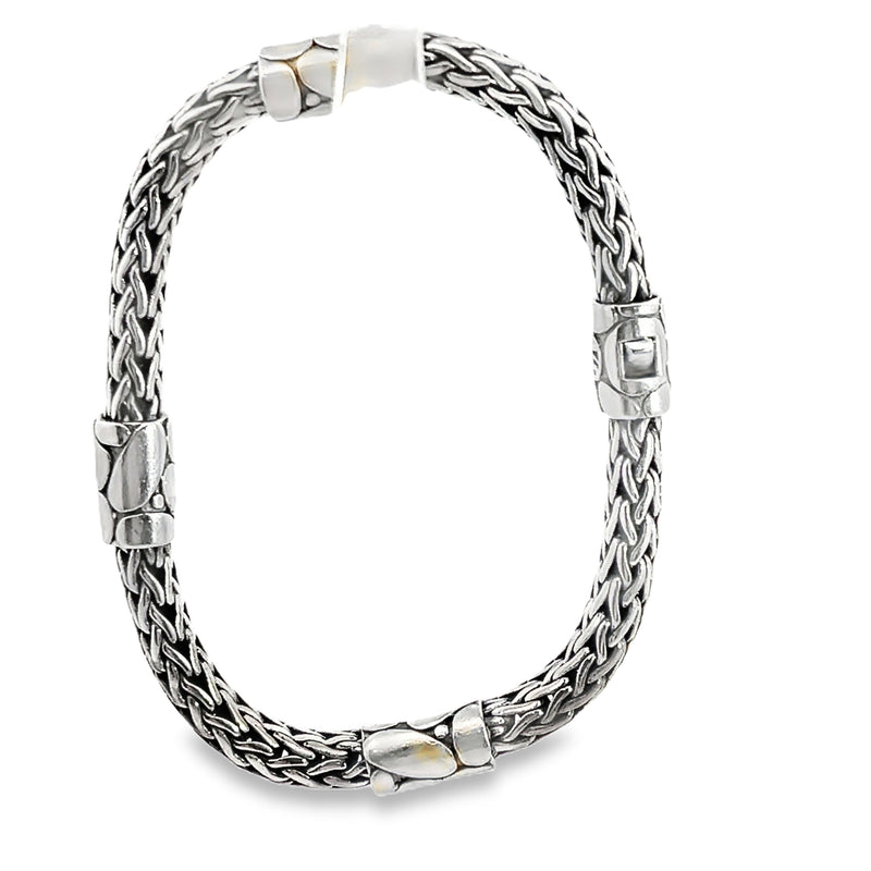 John Hardy Station Pebble Bracelet 8"