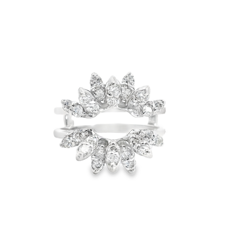 14K WG Diamond Guard