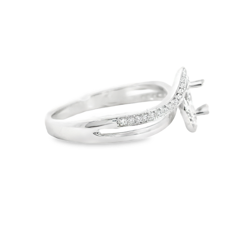 14K WG HALO MOUNT