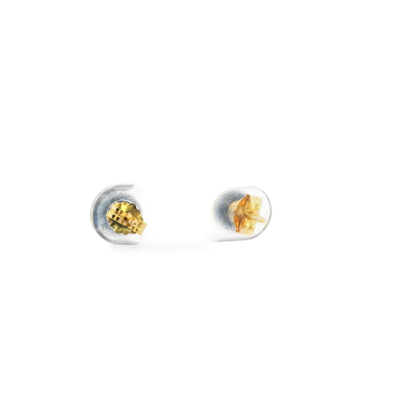 14K YG Lapis Lazuli Stud Earrings