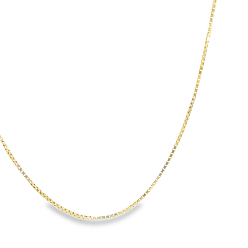 14K YG Box Chain
