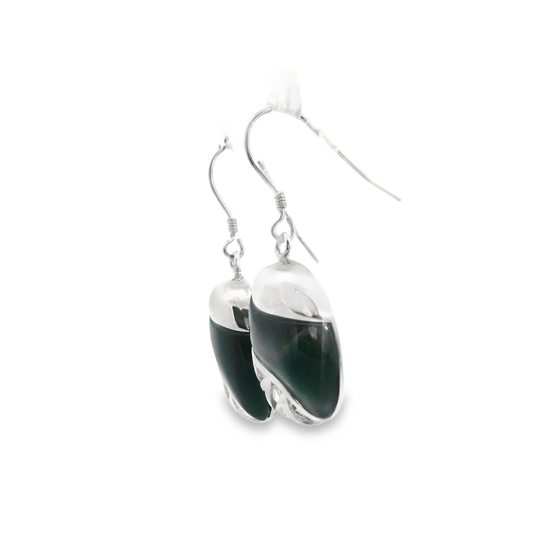 Sterling Silver Black Onyx Earrings