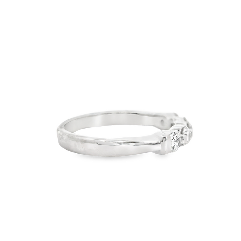 14K WG DIAMOND BAND