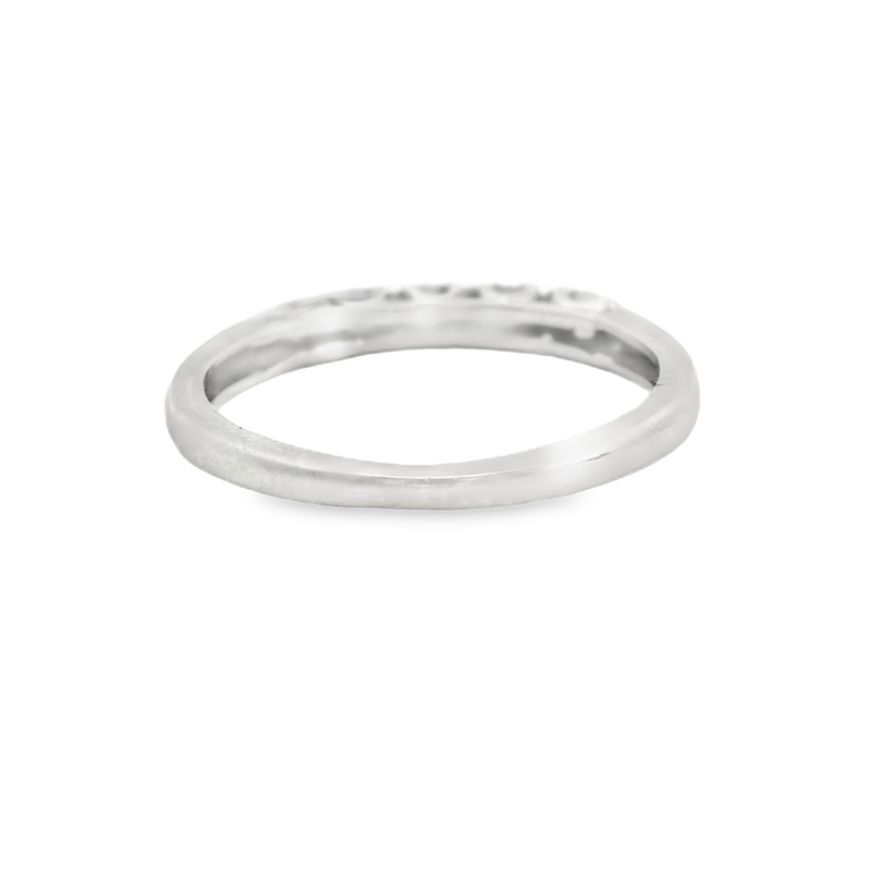14K WG 5 Stone Diamond Band