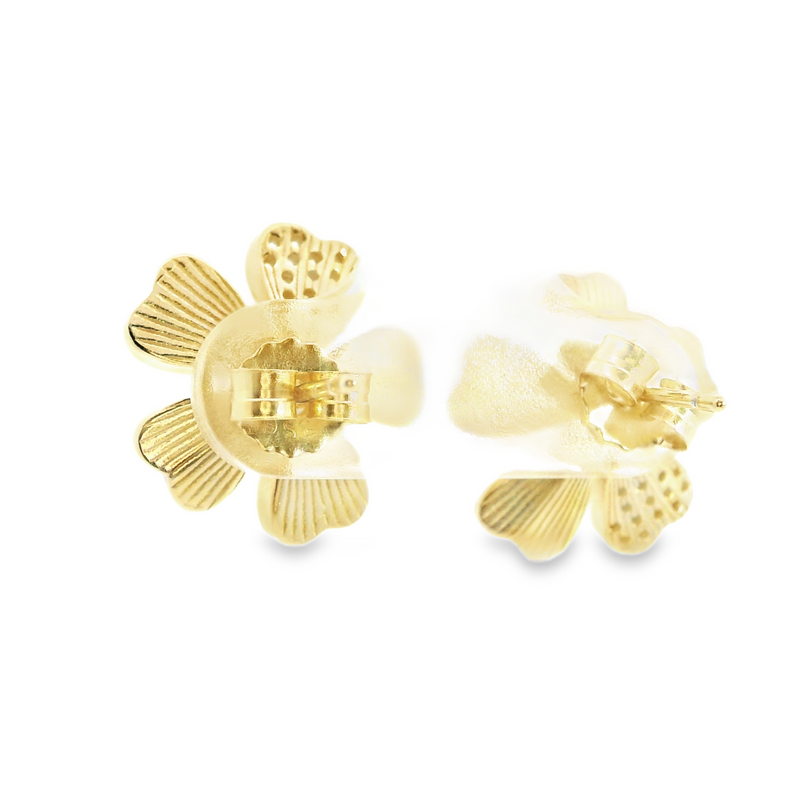 Gold Plated Gemstone Earrings