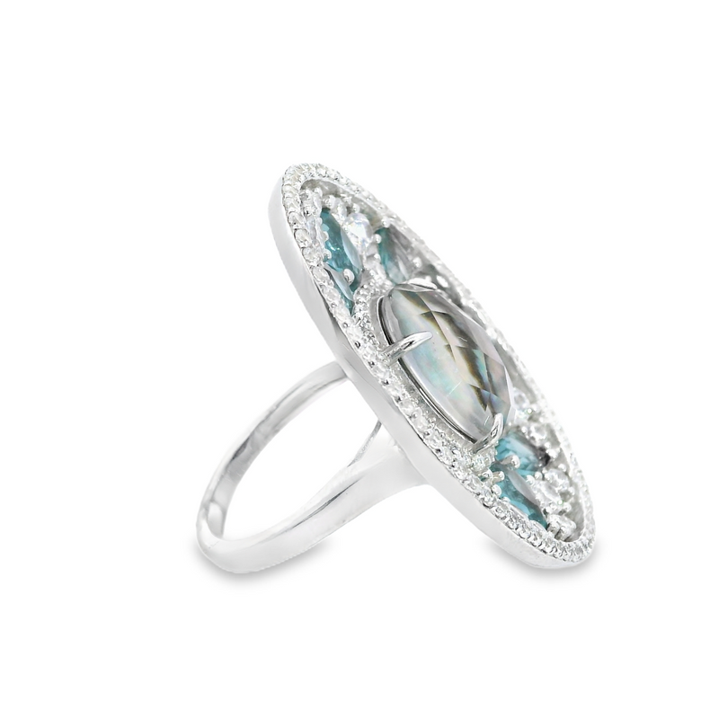Sterling Silver Gemstone Ring