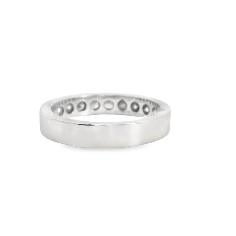 Platinum & Diamond Channel Set Band