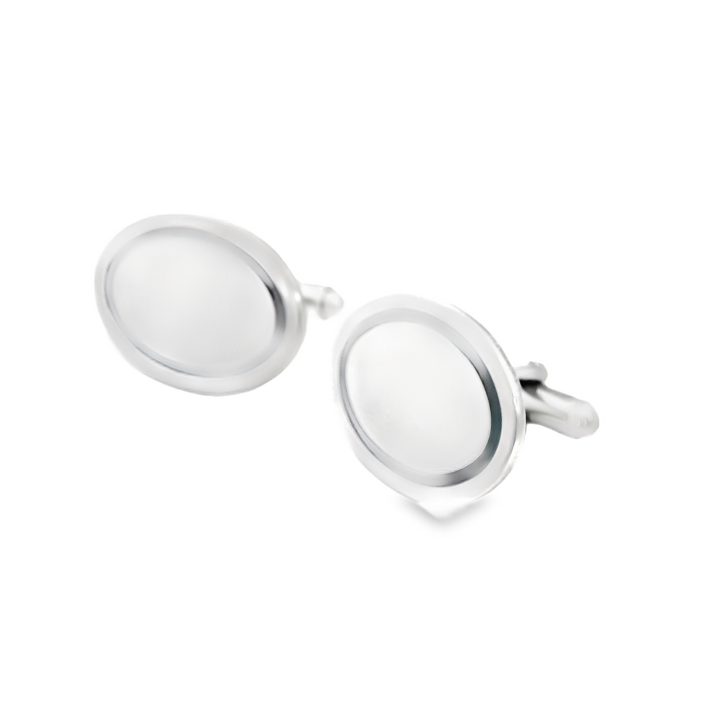 Tiffany & Co. SS Enamel  Cufflinks