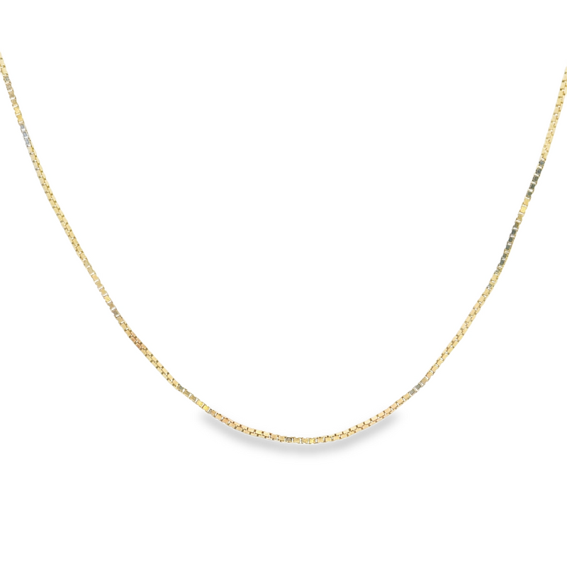 14K YG Box Chain