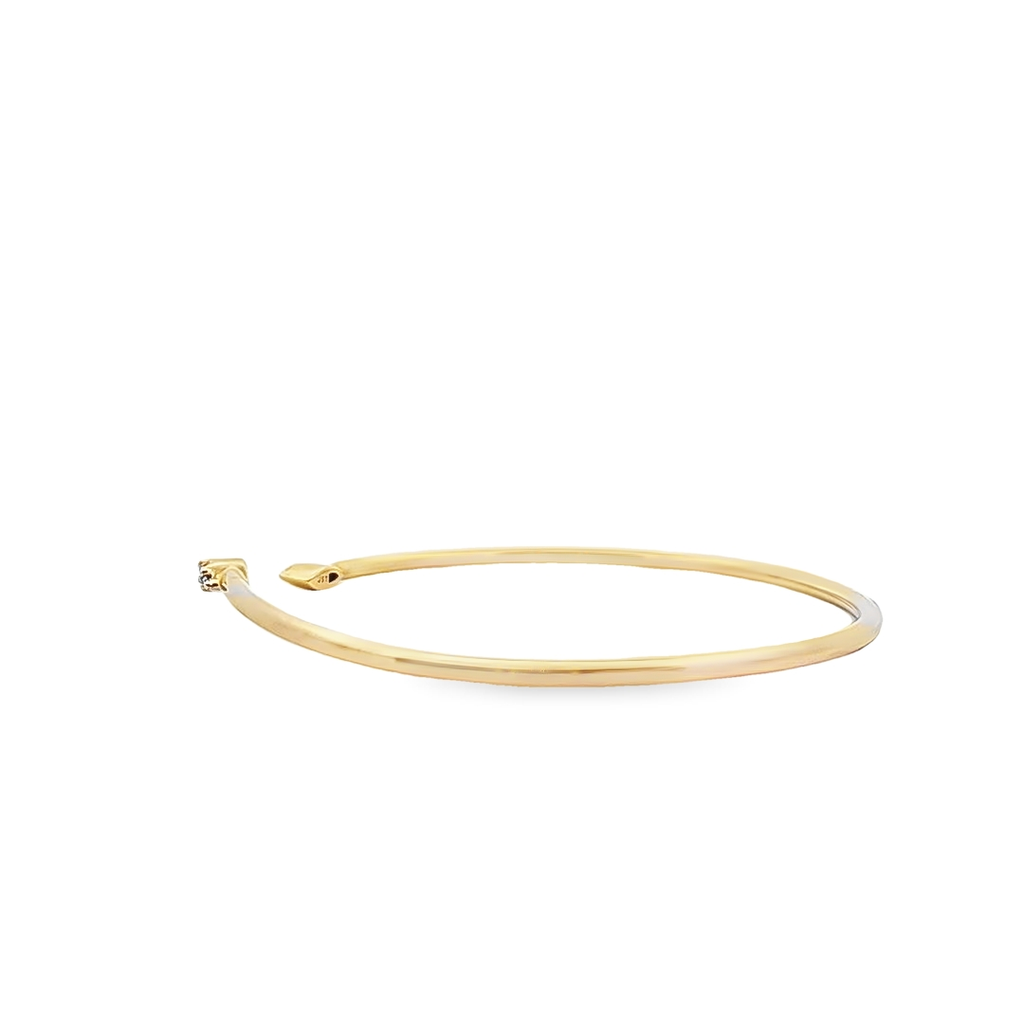 10K YG Diamond Cuff Bracelet